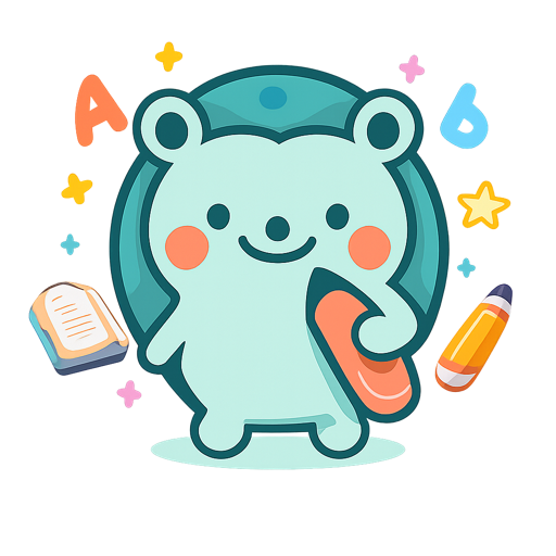 Illustration of Dotty writing with a pencil