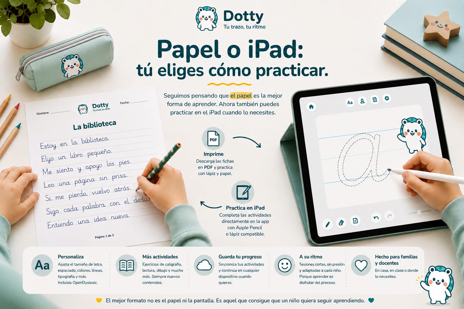 Papel o iPad: en Dotty ya no tienes que elegir
